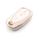 New Aftermarket Nano High Quality Cover For Chevrolet Remote Key 3 Button White Color CRL-B11J3A | Emirates Keys -| thumbnail