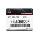 New Mitsubishi Eclipse Cross 2024 Genuine / OEM Smart Remote Key 2+1 Buttons 315MHz OEM Part Number: 285E3W600P - FCC ID: GHR-M013-NTB | Emirates Keys -| thumbnail