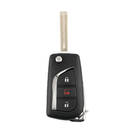 Nuevo Toyota C-HR 2019-2021 Llave remota abatible genuina / OEM 2 + 1 botones 315 MHz Número de pieza OEM: 89070-10081, 89070-10081 | Cayos de los Emiratos -| thumbnail