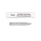 End Mill Cutter Carbide Type BW6030B -  φ3.0xD6x40Lx1F