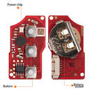 Nova Xhorse VVDI Key Tool VVDI2 Wire Flip Remote Key 3 Botões VW Style XKB520EN Segunda Geração Suporta Programação Sem Fio | Emirates Keys -| thumbnail