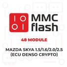 MMCFlash - 48 وحدة، Mazda SkyA 1.5/1.6/2.0/2.5 (ECU Denso Crypto)