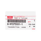 New Isuzu Genuine / OEM Smart Remote Key 2 Buttons 433MHz OEM Part Number: 8-97275551-1 | Emirates Keys -| thumbnail