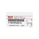 New Isuzu Genuine / OEM Smart Remote Key 4 Button 433MHz OEM Part Number: 7-55197459-0 | Emirates Keys -| thumbnail