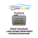 GromCalcTool 0140 Модуль LADA SPC560 Сброс аварии CAN BUS (Continental)