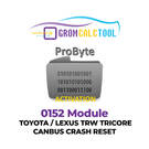 GromCalcTool 0152 Модуль TOYOTA / LEXUS TRW TRICORE CANBUS СБРОС АВАРИИ