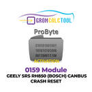 GromCalcTool 0159 Module GEELY SRS RH850 (BOSCH) CANBUS CRASH RESET