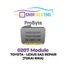 GromCalcTool 0207 Módulo TOYOTA - LEXUS SAS REPARO (TOKAI RIKA)
