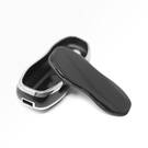New Aftermarket Nano High Quality Cover For Porsche Remote Key 3 Button Black Color Silver Frame PSC-A11Y  | Emirates Keys -| thumbnail