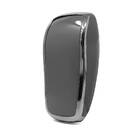 Nano Cover For Mercedes Remote Key 4 Button Dark Gray Silver Frame Benz-B11Y4 | MK3 -| thumbnail