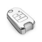 Nueva funda nano de alta calidad para mando a distancia Honda de 2 botones, color blanco, marco plateado HD-B11Y2 | Emirates Keys -| thumbnail