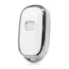 Nano funda para mando a distancia Honda de 3 botones, color blanco, marco plateado, HD-G11Y3A | MK3 -| thumbnail
