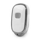 Чехол Nano для дистанционного ключа Honda с 4 кнопками, белый цвет, серебристая рамка HD-G11Y4A | MK3 -| thumbnail