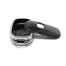 New Aftermarket Nano High Quality Cover For Honda Remote Key 5 Button Black Color Silver Frame HD-G11Y5  | Emirates Keys -| thumbnail