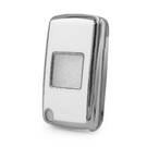 Nano Cover For Peugeot Remote Key 3 Button White Color Silver Frame PG-D11Y3 | MK3 -| thumbnail