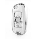 Nano High Quality Cover For Buick Remote Key 4 Button White Color Silver Frame BK-C11Y