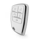 Nano High Quality Cover For Buick Remote Key 5 Button White Color Silver Frame BK-D11Y5A