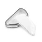 New Aftermarket Nano High Quality Cover For Volkswagen Remote Key 3 Button White Color Silver Frame VW-G11Y | Emirates Keys -| thumbnail