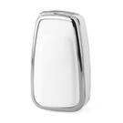 Nano Cover For Toyota Remote Key 4 Button White Color Silver Frame TYT-B11Y4 | MK3 -| thumbnail