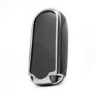 Cover Nano per chiave telecomando Jeep 5 pulsanti, colore nero, cornice argento Jeep-B11Y5 | MK3 -| thumbnail