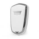 Cover Nano per chiave telecomando Cadillac a 5 pulsanti, colore bianco, cornice argentata CDLC-A11Y5 | MK3 -| thumbnail