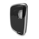 Nano Cover For Cadillac Remote Key 5 Button Black Color Silver Frame CDLC-B11Y5 | MK3 -| thumbnail