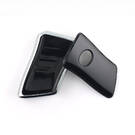 New Aftermarket Nano High Quality Cover For Lexus Remote Key 4 Button Black Color Silver Frame LXS-B11Y4 | Emirates Keys -| thumbnail