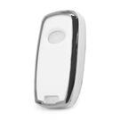 Nano Cover For KIA Remote Key 3 Button White Color Silver Frame KIA-A11Y3 | MK3 -| thumbnail