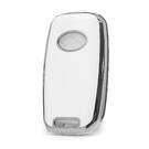 Nano Cover For KIA Remote Key 4 Button White Color Silver Frame KIA-B11Y4 | MK3 -| thumbnail