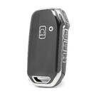 Nano High Quality Cover For KIA Remote Key 5 Button Black Color Silver Frame KIA-C11Y5