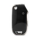 Nano Cover For KIA Remote Key 4 Button Black Color Silver Frame KIA-T11Y4 | MK3 -| thumbnail