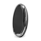 Nano Cover For Nissan Remote Key 3 Button Black Color Silver Frame NS-A11Y3B | MK3 -| thumbnail