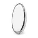 Nano Cover For Nissan Remote Key 2 Button White Color Silver Frame NS-A11Y3C | MK3 -| thumbnail