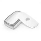 New Aftermarket Nano High Quality Cover For Hyundai Remote Key 3 Button White Color Silver Frame HY-A11Y3A | Emirates Keys -| thumbnail