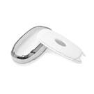 New Aftermarket Nano High Quality Cover For Hyundai Remote Key 3 Button White Color Silver Frame HY-D11Y3 | Emirates Keys -| thumbnail