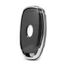 Nano funda para mando a distancia Hyundai de 4 botones, color negro, marco plateado HY-D11Y4A | MK3 -| thumbnail
