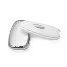 New Aftermarket Nano High Quality Cover For Hyundai Remote Key 5 Button White Color Silver Frame HY-H11Y5 | Emirates Keys -| thumbnail