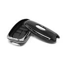 New Aftermarket Nano High Quality Cover For Hyundai Remote Key 7 Button Black Color Silver Frame HY-H11Y7 | Emirates Keys -| thumbnail