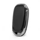 Nano Cover For Infiniti Remote Key 3 Button Black Color Silver Frame IFNT-A11J | MK3 -| thumbnail