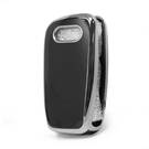 Nano Cover For Audi Remote Key 3 Button Black Color Silver Frame Audi-C11Y | MK3 -| thumbnail