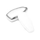 New Aftermarket Nano High Quality Cover For Ford Remote Key 3 Button White Color Silver Frame Ford-D11Y | Emirates Keys -| thumbnail