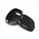 New Aftermarket Nano High Quality Cover For Renault Remote Key 1 Button Black Color Silver Frame RN-E11Y | Emirates Keys -| thumbnail