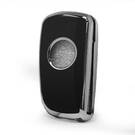 Nano Cover For Nissan Remote Key 2 Button Black Color Silver Frame NS-B11Y2 | MK3 -| thumbnail