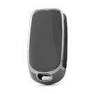 Nano Cover For Fiat Remote Key 3 Button Dark Gray Color Silver Frame FIAT-C11Y3B | MK3 -| thumbnail
