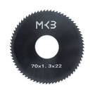 Flat Slotter Solid Carbide Type p-743 - φ70x1.3xφ22