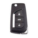 Xhorse VVDI Key Tool VVDI2 Wire Flip Remote Key 3 Button Toyota Type XKTO20EN