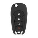 Chevrolet Cruze 2018 Flip Remote Key 4 Buttons 433MHz Original Board With Aftermarket Shell