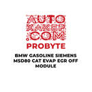Módulo de desactivación de EGR y EVAP para BMW Gasolina Siemens MSD80 CAT ProByte