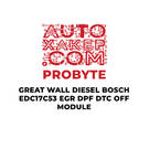 Module de désactivation du DPF EGR Bosch EDC17C53 de Great Wall Diesel ProByte