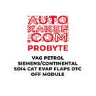 ProByte VAG Petrol SIEMENS/CONTINENTAL SDI4 CAT EVAP FLAPS DTC OFF Module
